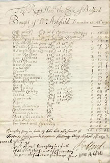 Handwritten old accounts