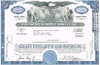 Pan Am share certificate