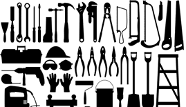 Set of builder's tools that will not be sold in bankruptcy