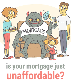 If your mortgage has turned into a bloated monster that you spend all your time and money servicing, selling the house may be your best option