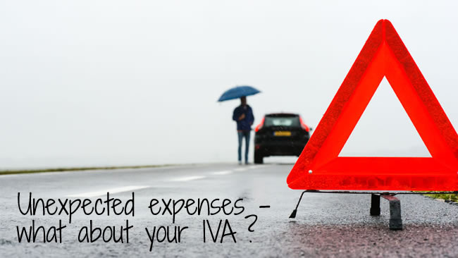 Man wiating in rain for roadside assistence - can't afford IVA because of car repair costs