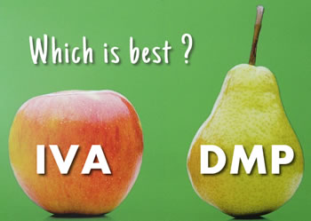 Apple or pear - is an IVA or a DMP best?