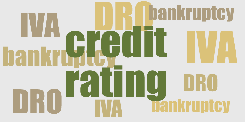bankruptcy iva credit rating