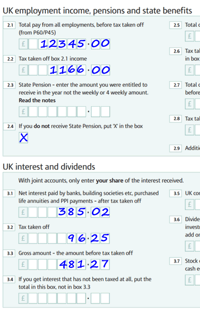 R40 form to claim back tax on interest, for example PPI tax or after a payday loan refund