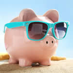 Piggy bank saving
