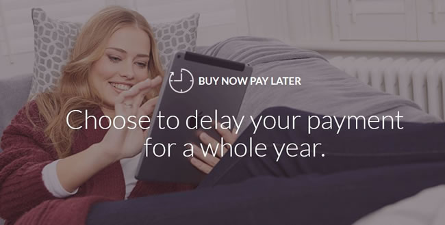 Buy now play Later - delay payment for a year