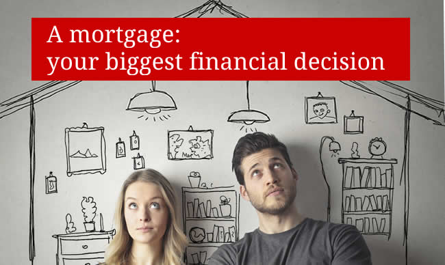 A couple thinking about a new house and a mortgage - their biggest financial decision