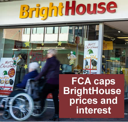 FCA to control Brighthouse and other pay weekly prices and interest from April 2019