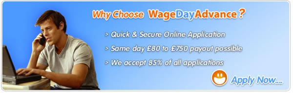 "Why choose WageDay Advance? " snapshot of their 2012 website saying they accept 85% of applications