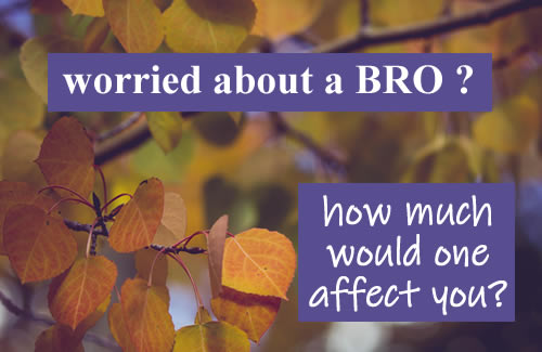 Are you worried about a bankruptcy Restriction Order (BRO/BRU)? How much would one really impact you life?