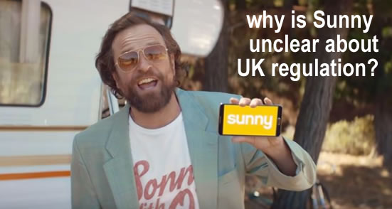 Scener from a sunny advert - why is Sunny unlear about payday loan regulation in Britain?