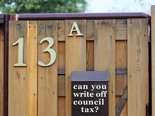 A gate with the number13A - a Section 13A application is a way to get council tax written off.