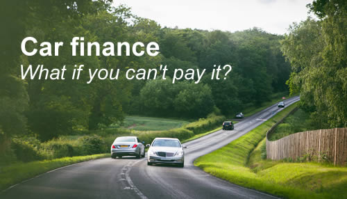 Cars driving on a country roas - what happens if you can't afford the car finance payments?