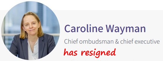 Photograph of Caroline Wayman, Chief Ombudsman and CEO at the Financial Ombudsman service who resigned in March 2021