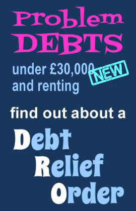 Problem debts under £30,000? If you are renting, find out about a Debt Relief Order (DRO)