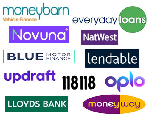 Logos of some loan lenders