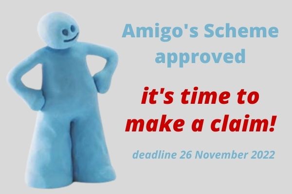Amigo's Scheme has now been approved in court and customers can now make claims. the deadline is 26 November