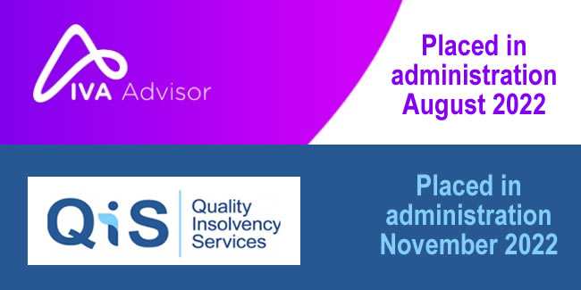 2 big IVA firms - QIS and the IVA Advisor have failed in 2022