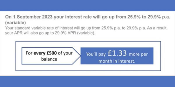 Paypal interest rates are increasing for many customers in the UK in 2023