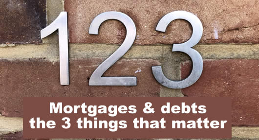 the three things that matter when applig for a mortgage when you have debts or have previously had debt problems